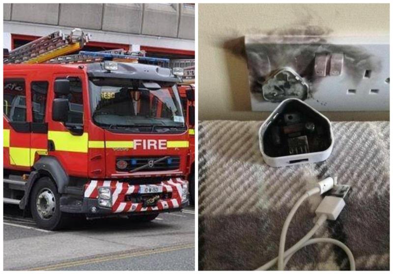 Waterford Fire Services issue stark phone charger warning 