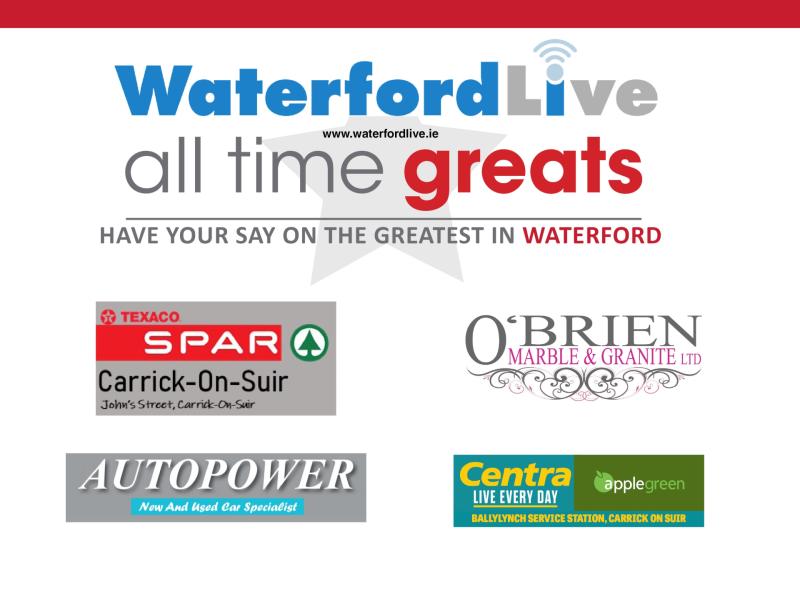 VOTE NOW! All the round of 16 ties in the search to crown Waterford's All Time Great