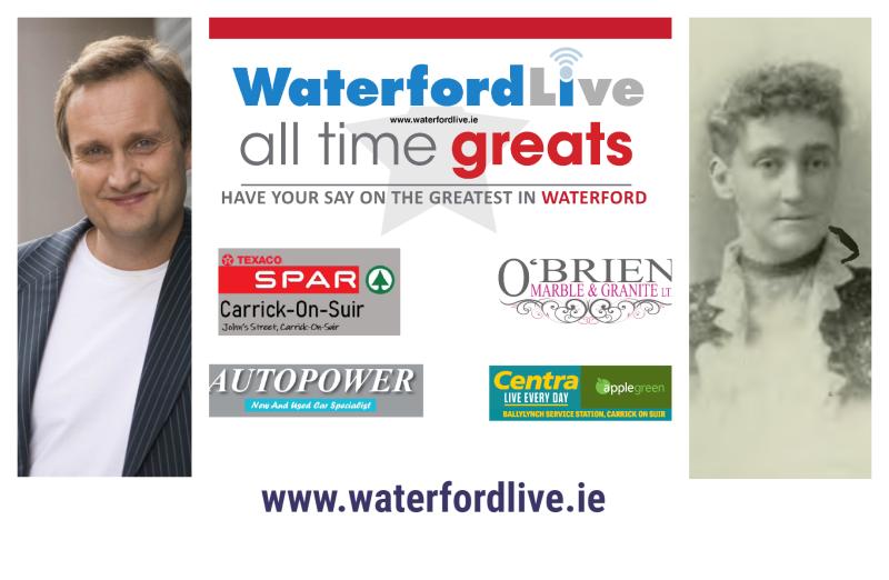 VOTE: Waterford's All Time Greats Last 16  poll - Mario Rosenstock v Marguerite Moore