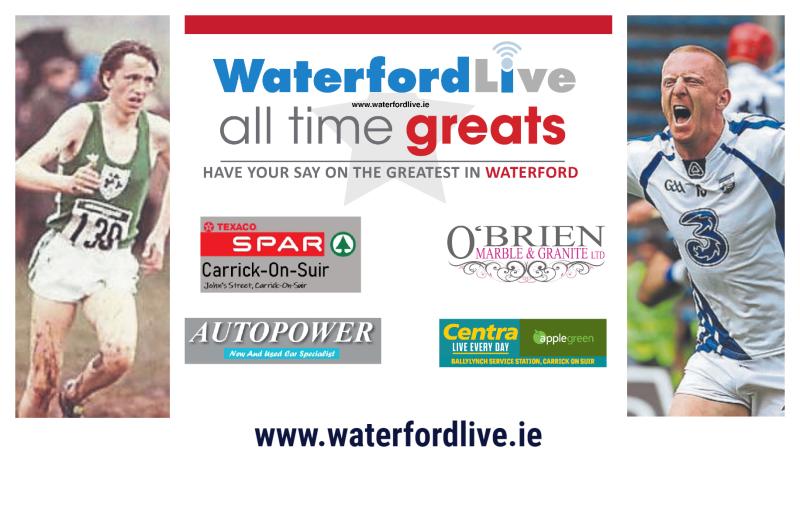 VOTE: Waterford's All Time Greats quarter-final: John Treacy v John Mullane