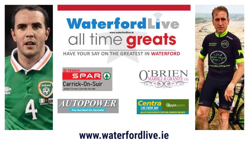 VOTE: Waterford's All Time Greats quarter-final: John O'Shea v Sean Kelly