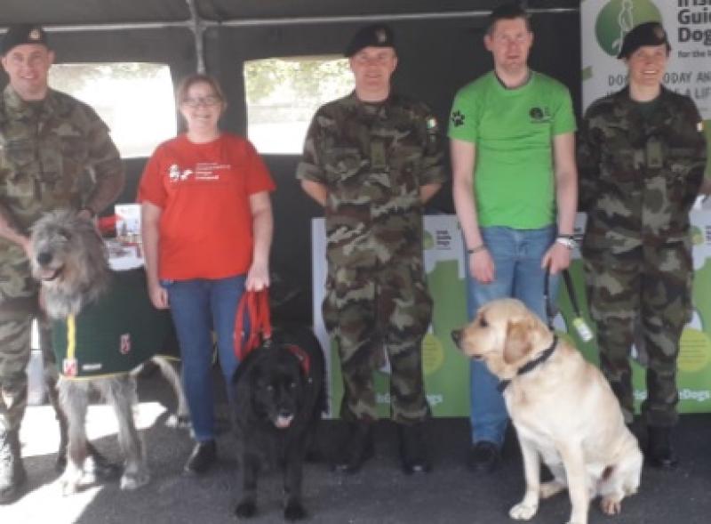 Waterford soldiers enjoy dog awareness day at Kilkenny Defence Forces barracks 