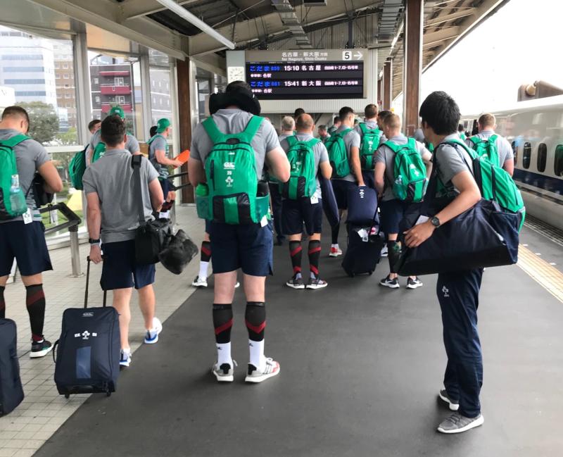 Irish team move to new base ahead of #RWC2019 clash with Japan