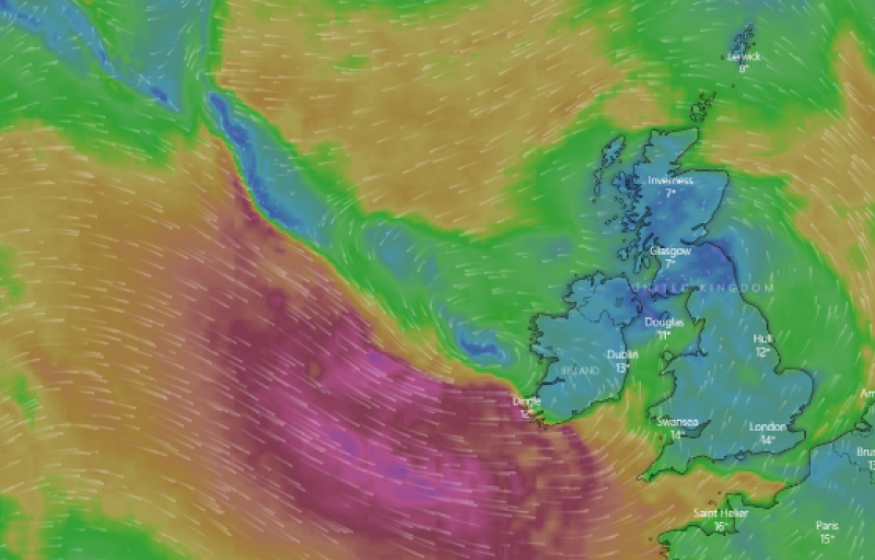 'Storm force winds possible' - Weather to take a serious turn before weekend