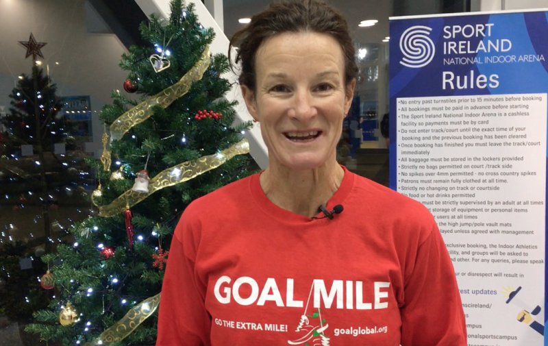 Sonia O’Sullivan calling on Waterford volunteers to organise a GOAL Mile
