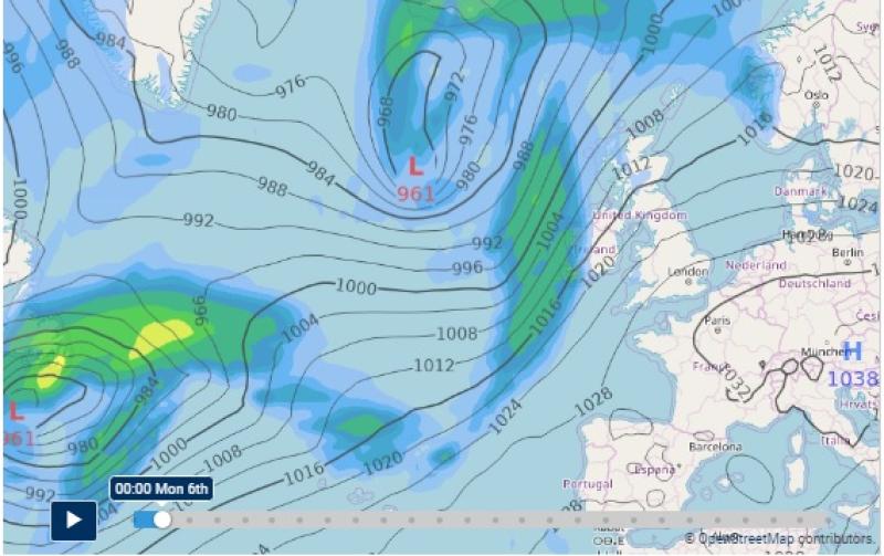 Stormy weather in Met Éireann forecast for this week