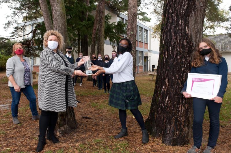 Excitement at Waterford school as students receive top award