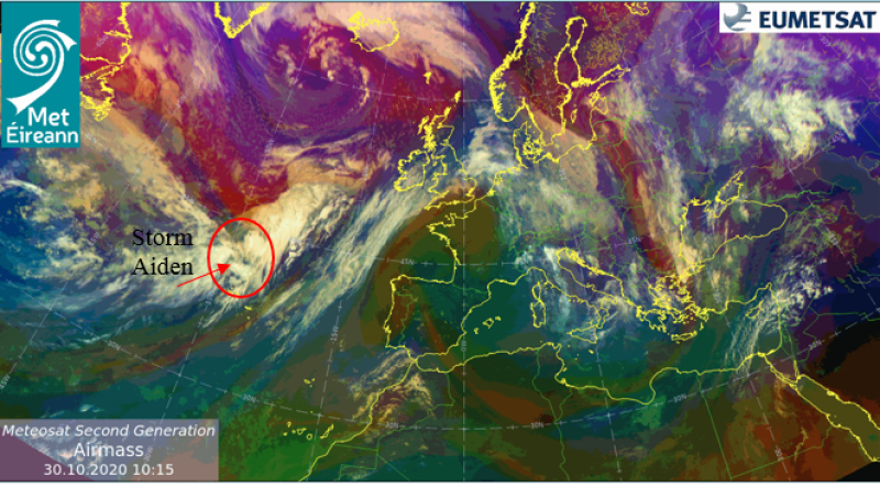 STORM AIDEN declared as Met Éireann upgrades Waterford weather warning to Status Orange