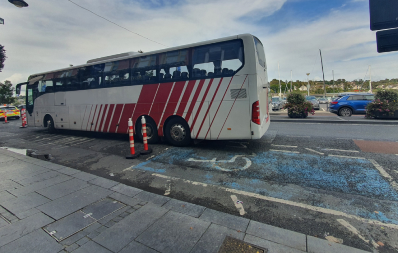 Fine issued to bus driver obstructing Waterford disabled parking bay