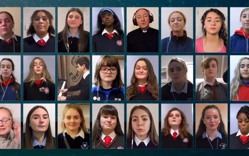 WATCH: Waterford students come together virtually to sing for charity
