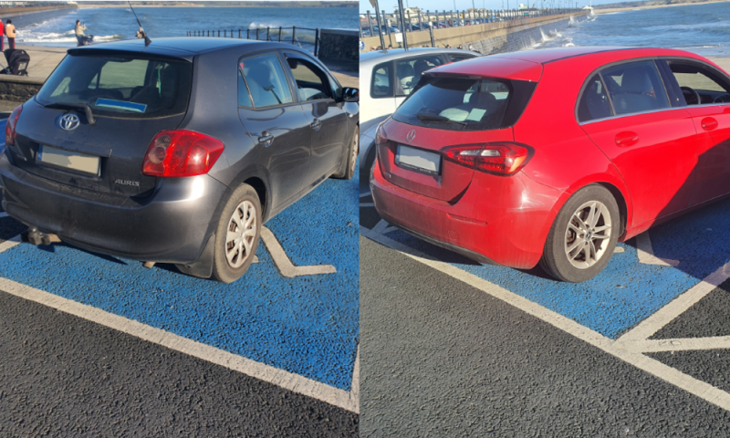 Two drivers hit with fines for parking in disabled bays in Waterford