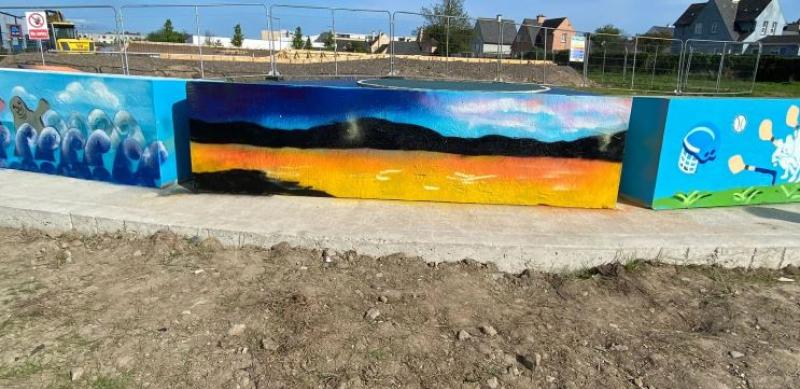 New murals on display in outdoor performance space in Waterford