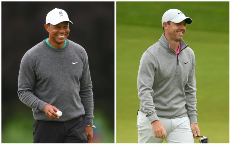 Tiger Woods and Rory McIlroy prepare for Open Championship at popular Munster golf course