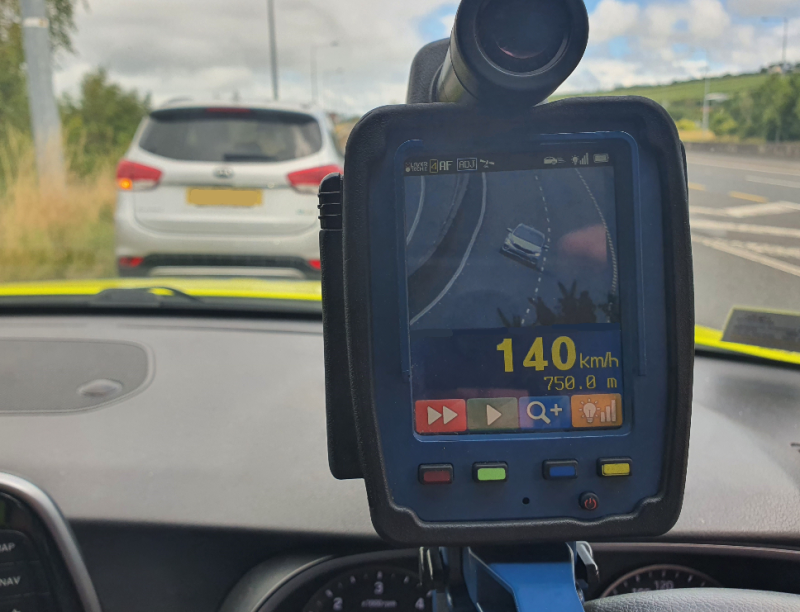 Waterford Gardaí stop two cars driving beyond 100km/h speed limit