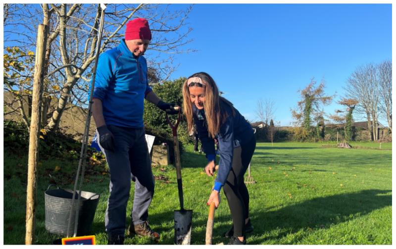 Trees planted to create wildlife hub at Waterford school