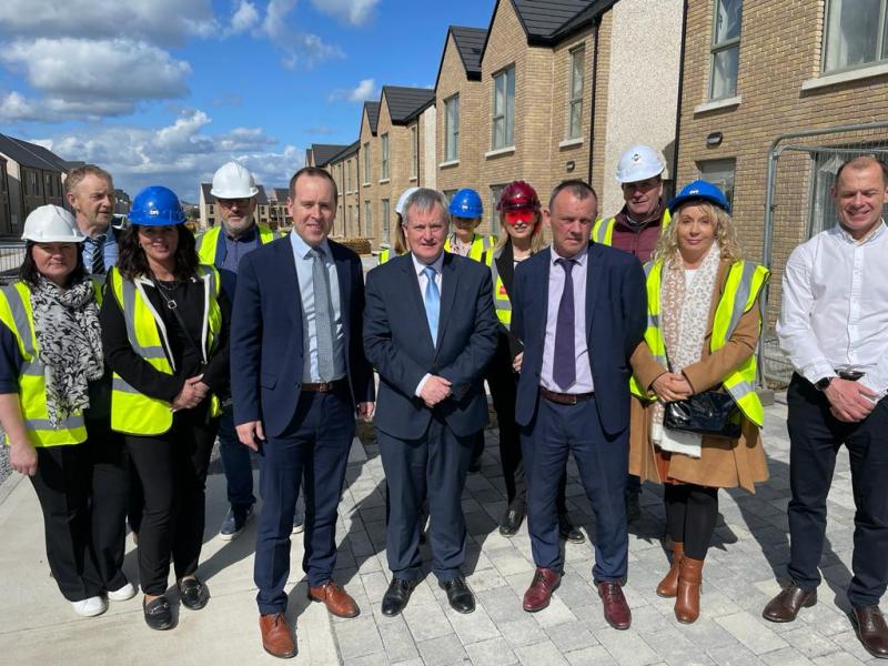Minister visits Social and Affordable Housing Schemes in Waterford City 