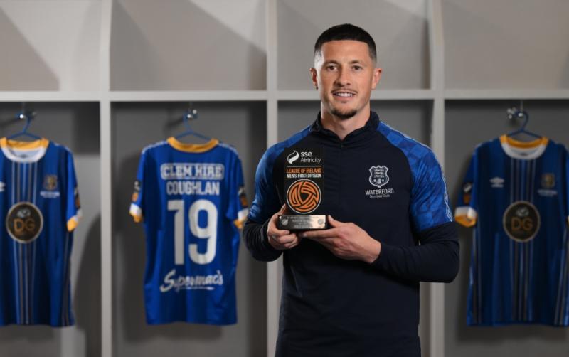 Waterford FC attacker named Player of the Month for April