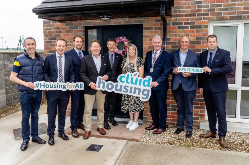 Housing Minister officially unveils new social homes in Waterford town