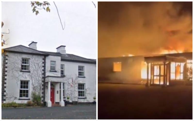 WATCH: Shocking footage of fire at hotel due to house asylum seekers 