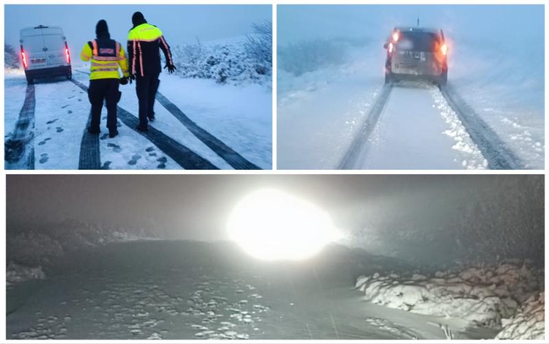 Driver who got stuck on Offaly road in snow thanks locals for her rescue