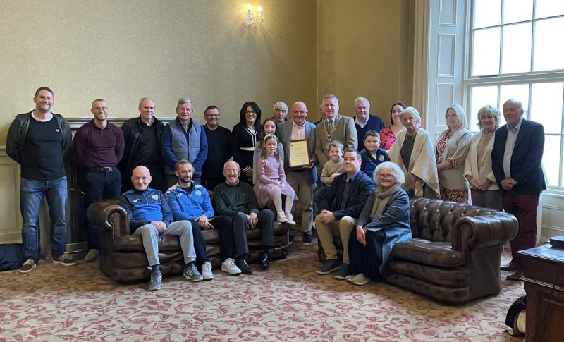 CONGRATULATIONS: Mayor of Waterford City and County hosts reception for Johnny Keegan