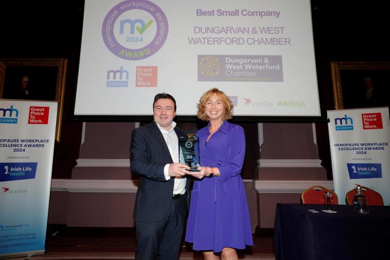 Waterford business group enjoys success at Menopause Workplace Excellence Awards