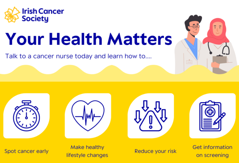  Irish Cancer Society's ‘Your Health Matters’ roadshow comes to Waterford 