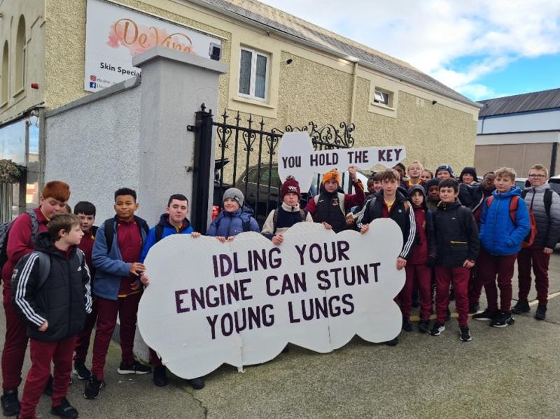 Waterford Students join the Campaign for Clean Air