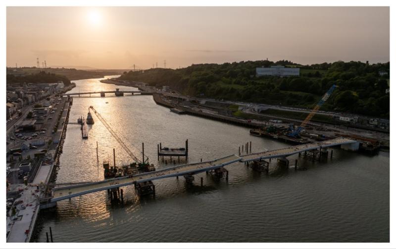 River Suir Sustainable Transport Bridge in Waterford now one step closer to completion