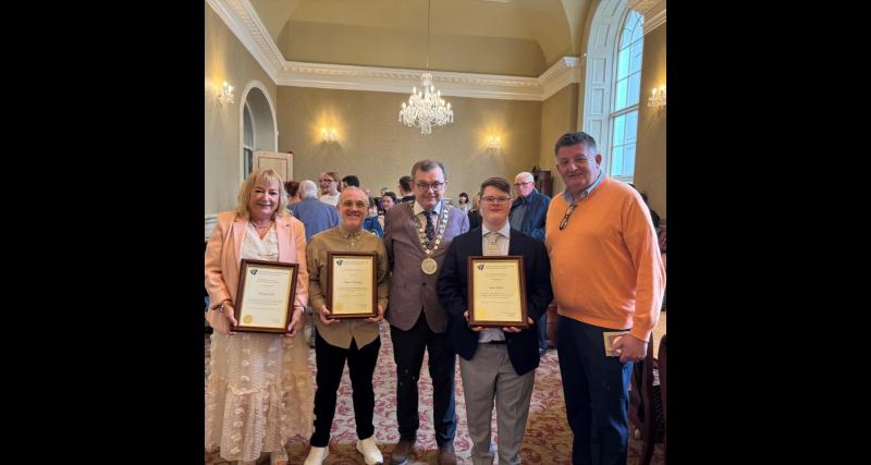 The Mayor’s Parlour at City Hall celebrated the success of Up Down Boy
