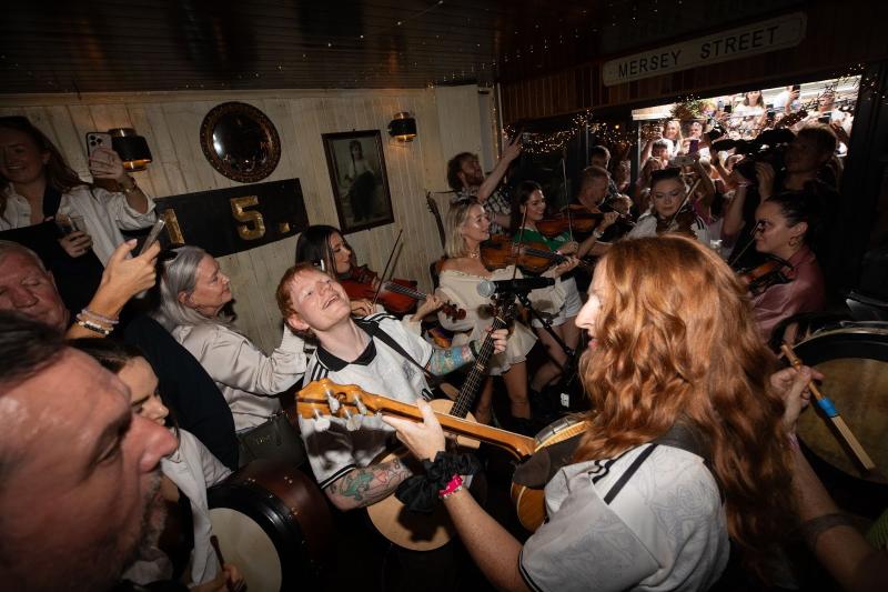 WATCH: Ed Sheeran shocks Wexford fans after making surprise appearance at  Fleadh Cheoil