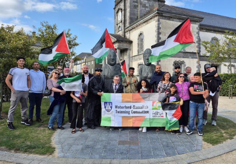 A warm welcome in Waterford for Palestinian Boxers