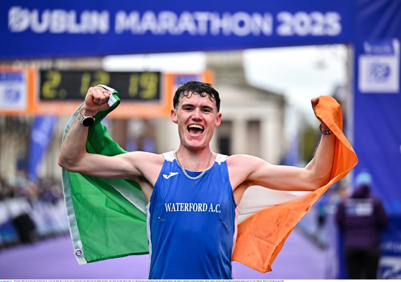 Waterford man impresses as he wins national title at Dublin Marathon