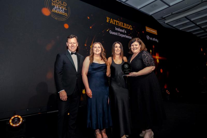 Luxury Waterford hotel picks up 'gold' award at major national ceremony