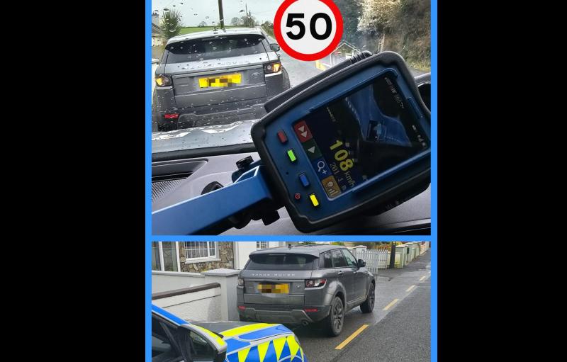 'Carnage on our roads'- Waterford garda bust driver using phone going 108kph in 50 zone