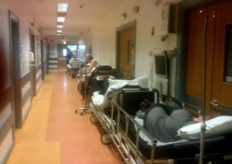 INMO warns public of delays at emergency departments as a dozen patients wait in Waterford