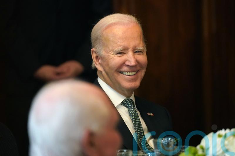 Biden says visit is to ‘keep the peace’ ahead of Belfast arrival