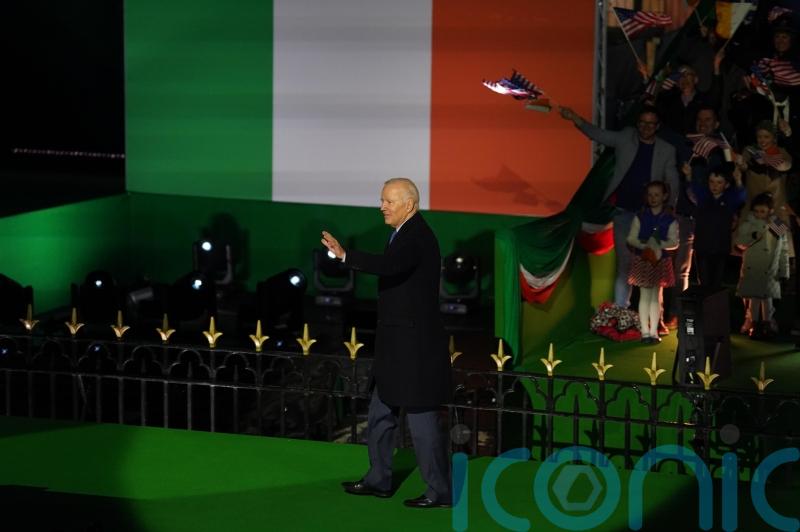 &lsquo;Mary, I see the light&rsquo;: Biden revels in Irish tradition during Ballina speech