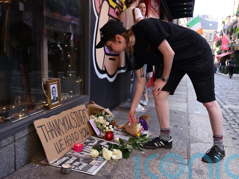 Vigil held for Sinead O’Connor as dozens pay tribute to ‘beautiful soul’