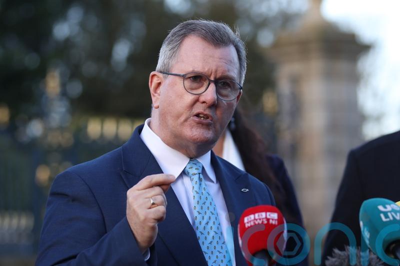 DUP leader meets party members ahead of crunch gathering on Stormont return